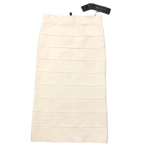white bcbg maxi skirt